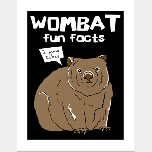 Wombat Fun Facts Posters and Art